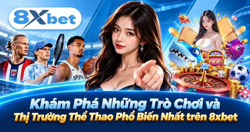 Khám Phá Những Trò Chơi và Thị Trường Thể Thao Phổ Biến Nhất trên 8xbet